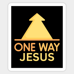 One Way Jesus | Christian Magnet